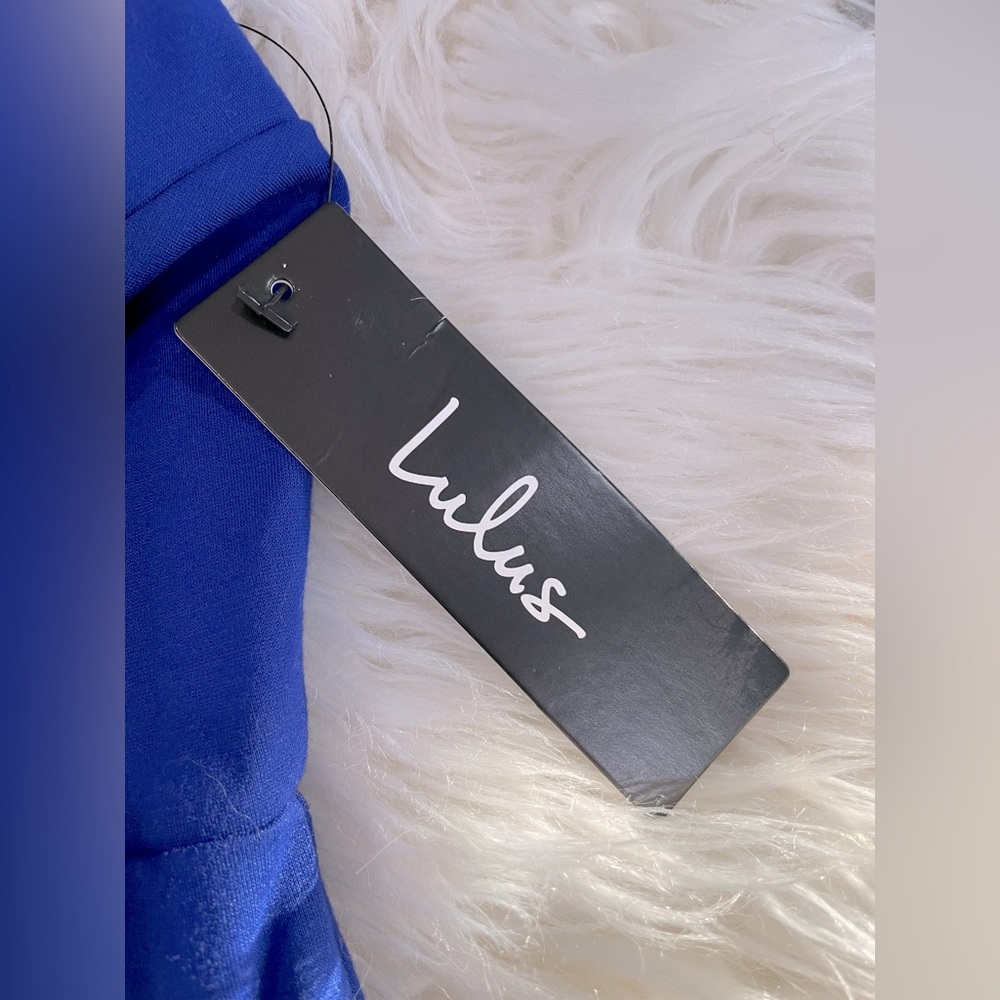 Lulus Cobalt Blue Strapless Bodycon Dress (S) - NWT - Picture 10 of 12